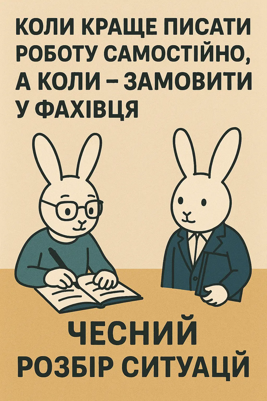 Коли краще писати роботу самостійно, а коли – замовити у фахівця: чесний розбір ситуацій